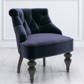Кресло Луи темно-синее