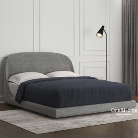 Кровать Luca серая