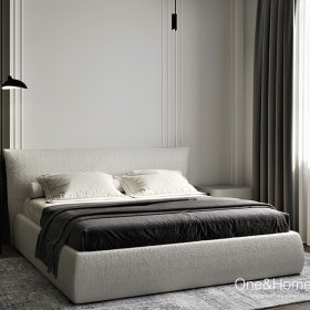 Мягкая кровать Italetto букле 180x200 с подъемным механизмом