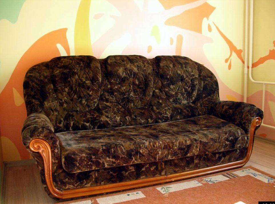 Практичная расцветка для велюровой обивки дивана