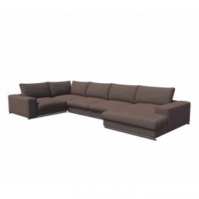 Модульный диван Turin коричневый