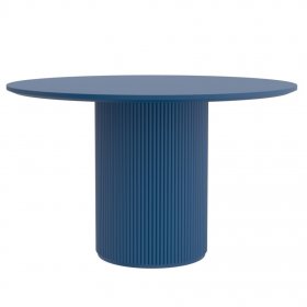 Обеденный стол Olberg 140 синий МДФ/эмаль