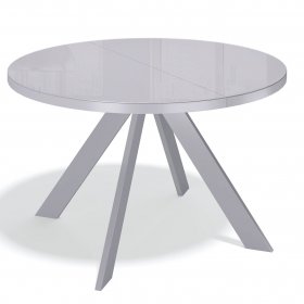 Обеденный стол Ken RL1100 серый/стекло серое