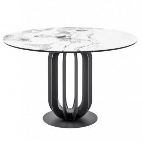 Обеденный стол Sodal D100 светлая керамика