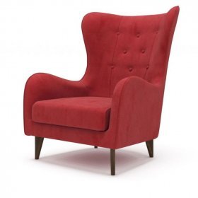 Кресло Monreale красное