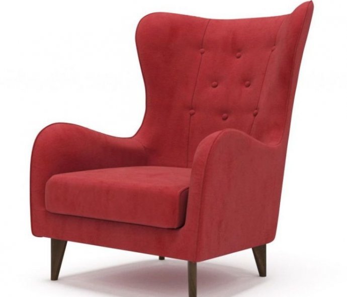 Кресло Monreale красное