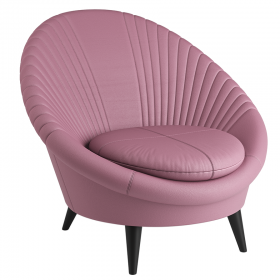 Кресло Eveline розовое