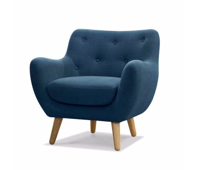 Дизайнерское кресло Oloff синее