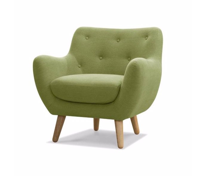 Дизайнерское кресло Oloff  зеленое