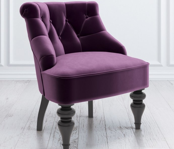 Кресло Крапо Фиолетовое