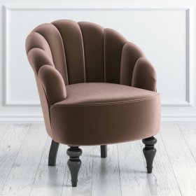 Кресло Шелли коричневое