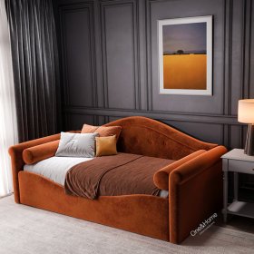 Детская кровать Berta терракотовая