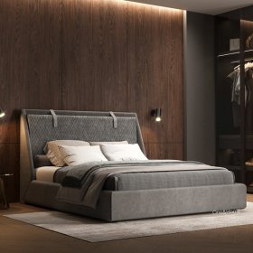 Кровать Incanto темно-серая