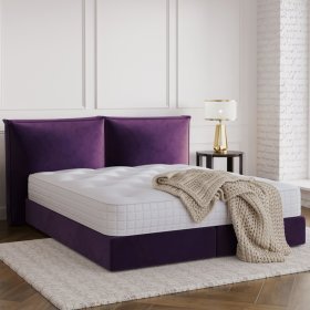 Кровать Loca Loft Box фиолетовая