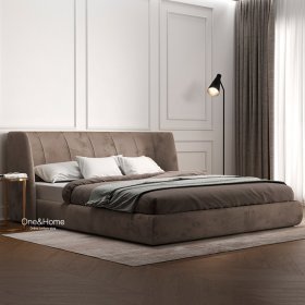 Кровать Kayala с подъемным механизмом коричневая