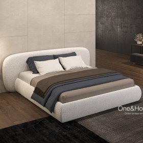 Мягкая кровать Molina букле