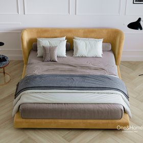 Кровать Carrara желтая