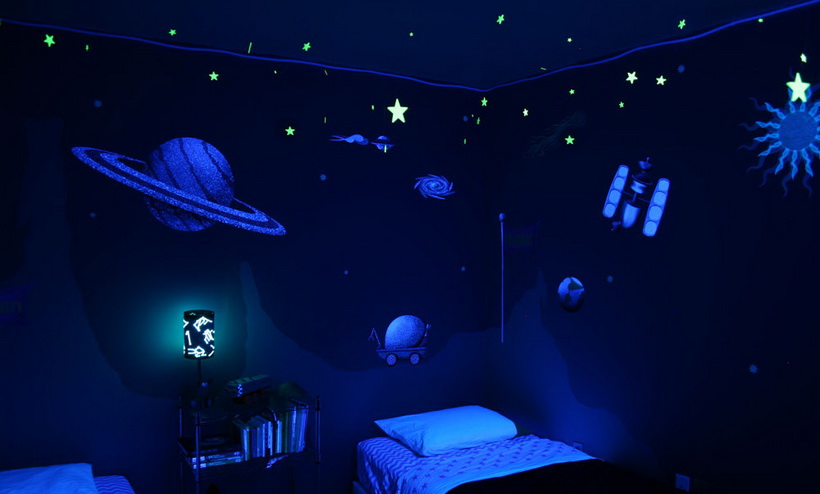 Комната для мечтателей о космических путешествиях.