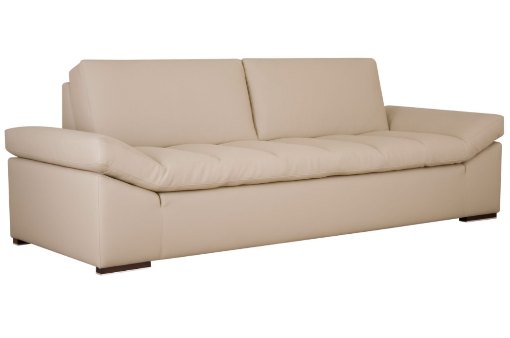 Кожаный диван с системой клик-кляк