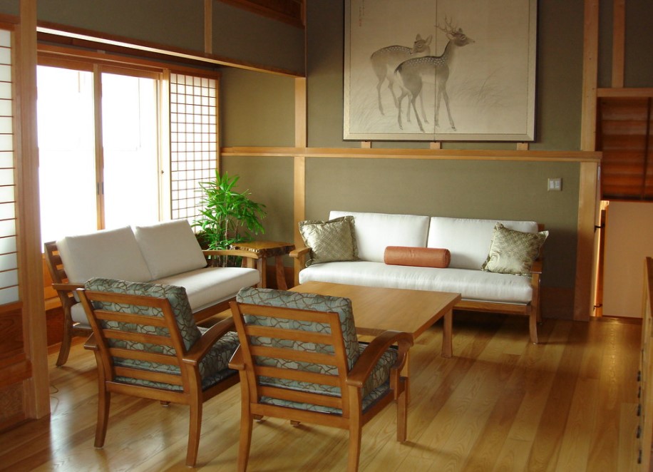 Гостиная в японском стиле