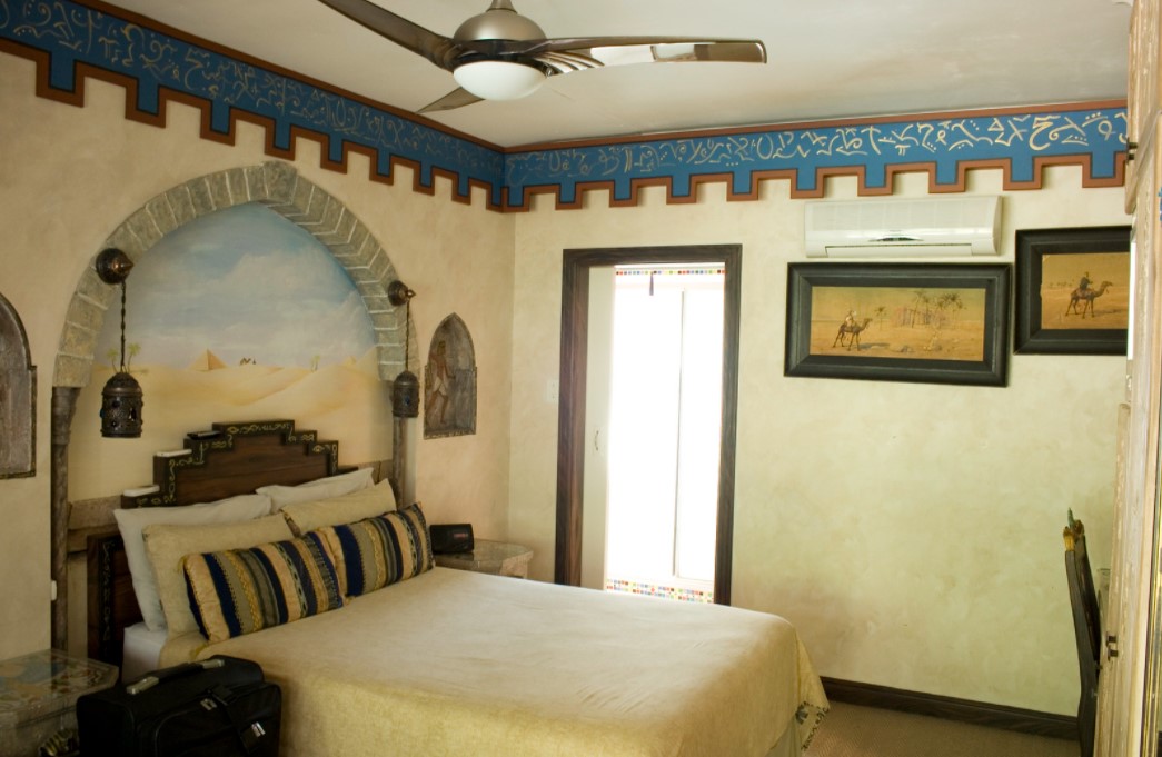 Оформление спальни в египетском стиле