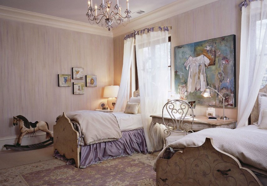 Спальня для сестер в классическом стиле