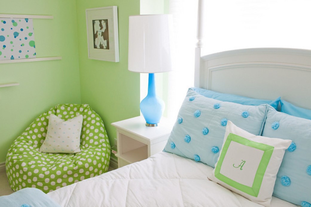 Салатовый цвет в интерьере: интересные идеи оформления комнат, сочетание сдругими оттенками