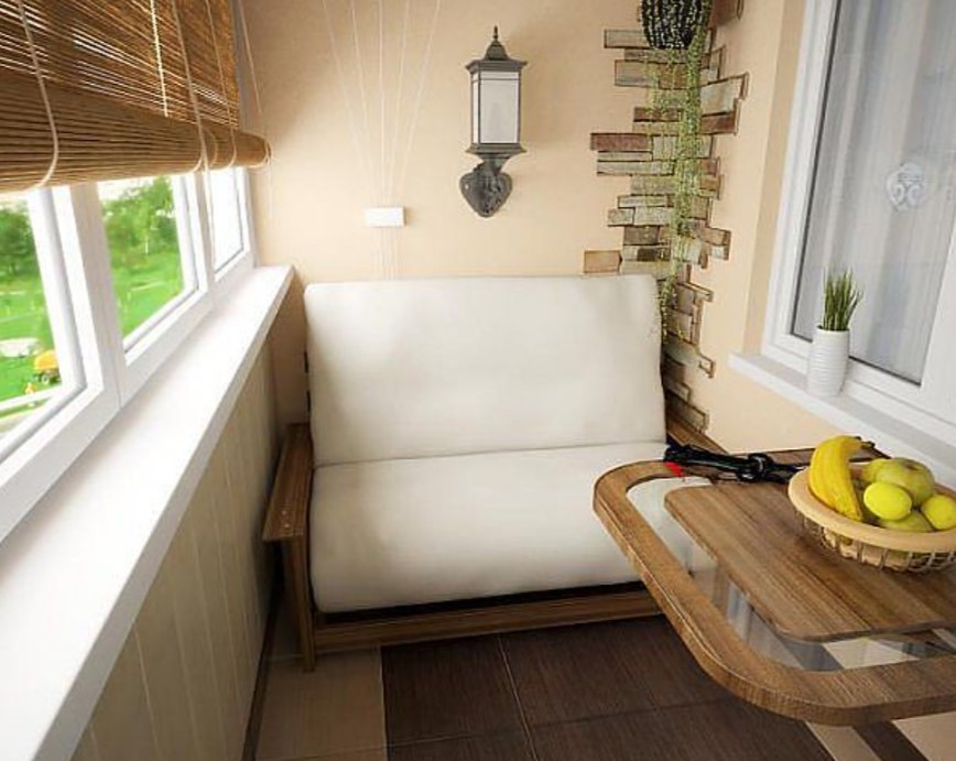 Спальня на балконе: преимущества и недостатки, выбор удобной мебели