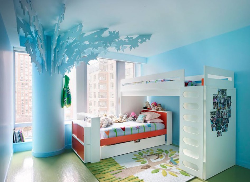 Оформление интерьера детской комнаты в средиземноморском стиле