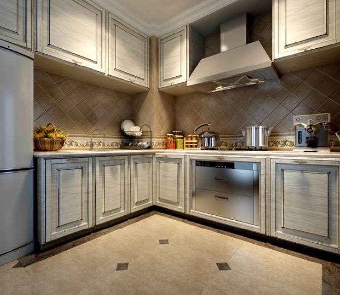 Кухонная мебель чаще всего изготавливается из МДФ или ДСП