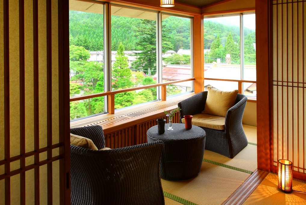 Оформление зоны отдыха в японском стиле