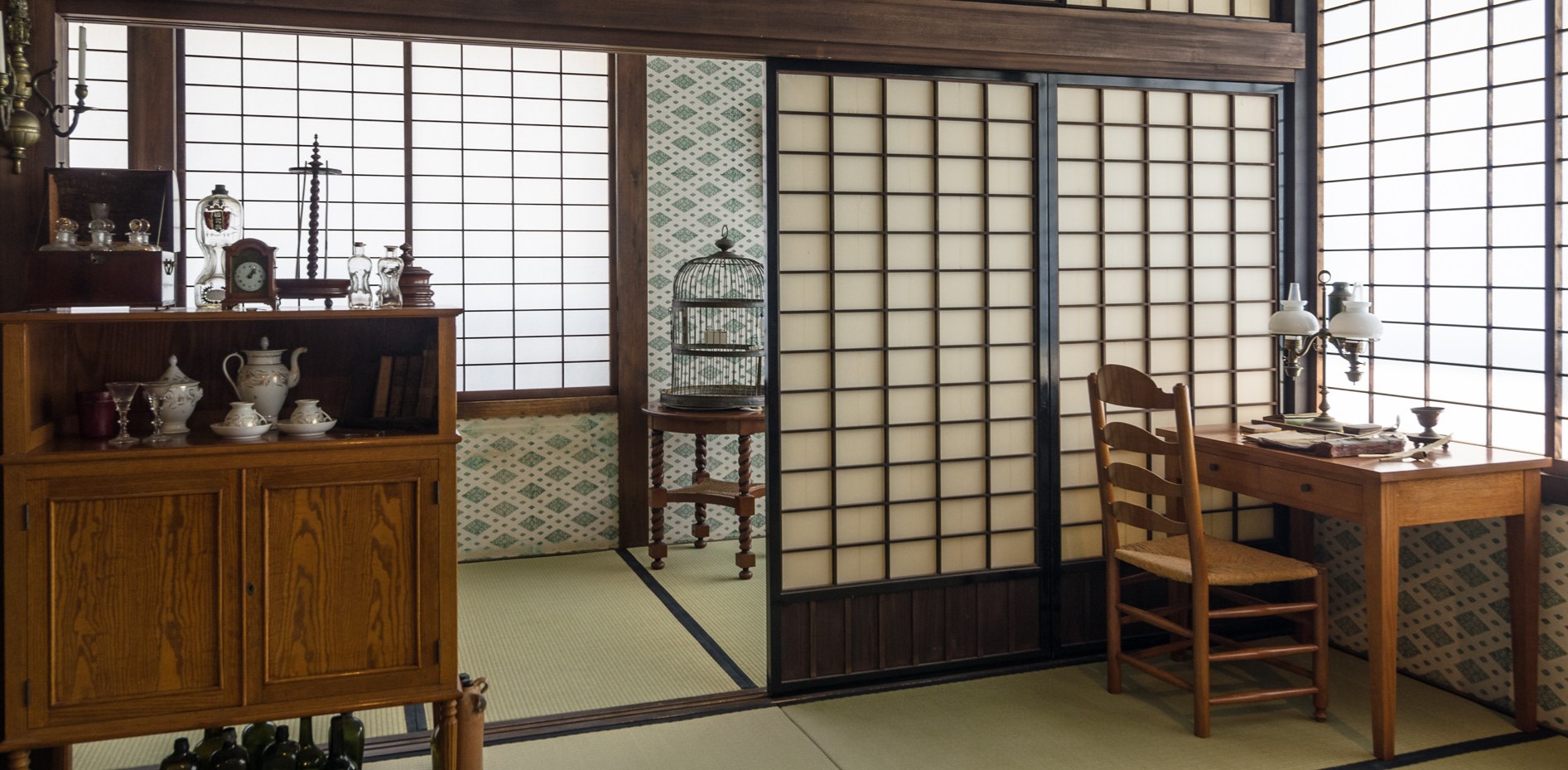 Раздвижные двери в японском интерьере