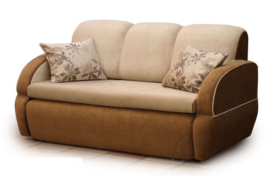 Прямой раскладной диван удобен и для ежедневного сна и в качестве гостевого