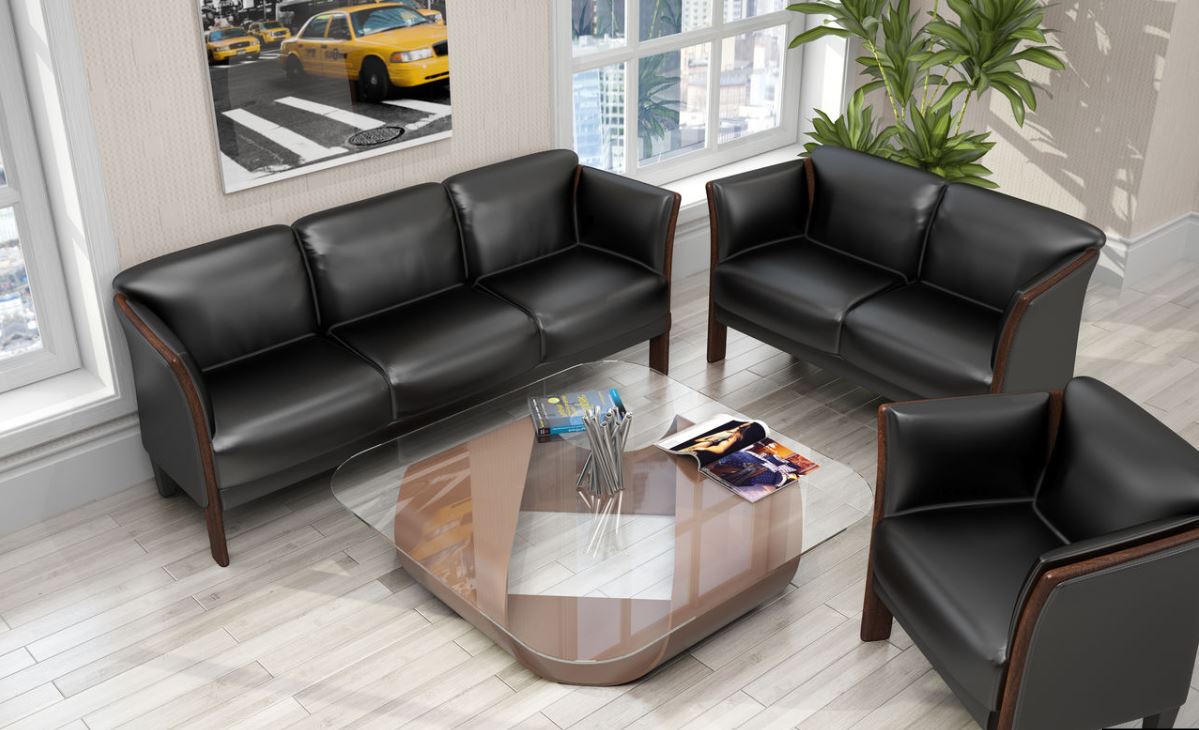 Экокожа – идеальный материал для офисной мягкой мебели