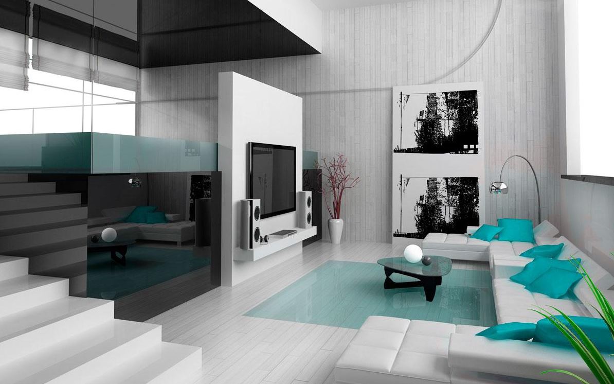 Цветовое решение интерьера квартиры в стиле хай-тек