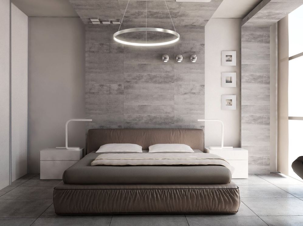 Спальни дизайн hi tech