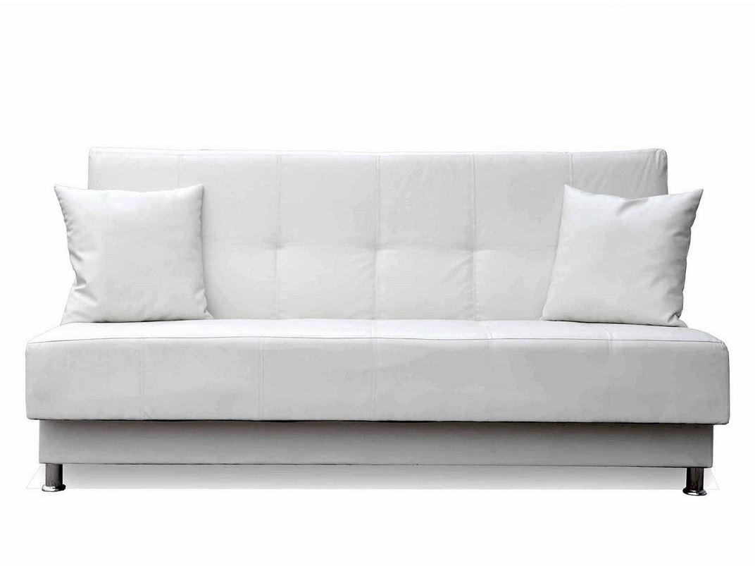 белый кожаный диван кровать