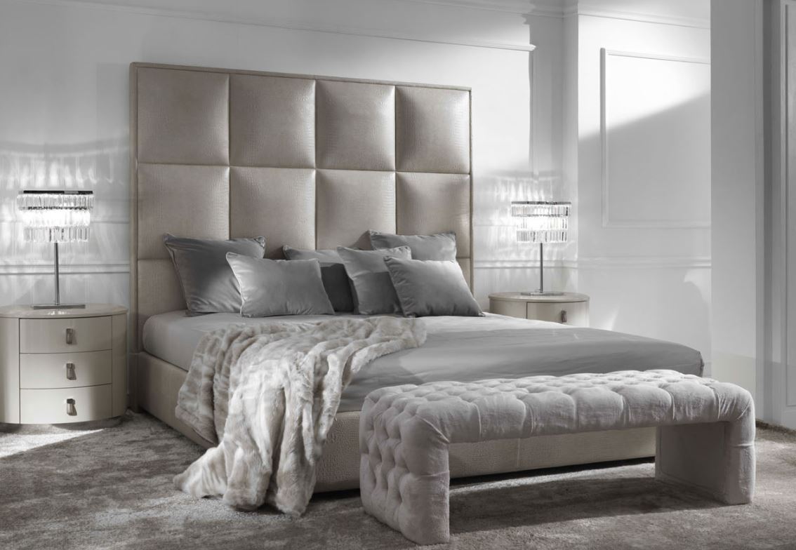 Кровати с кожаным изголовьем (35 фото): кровати с белой спинкой из экокожи, как обтянуть мебель кожей