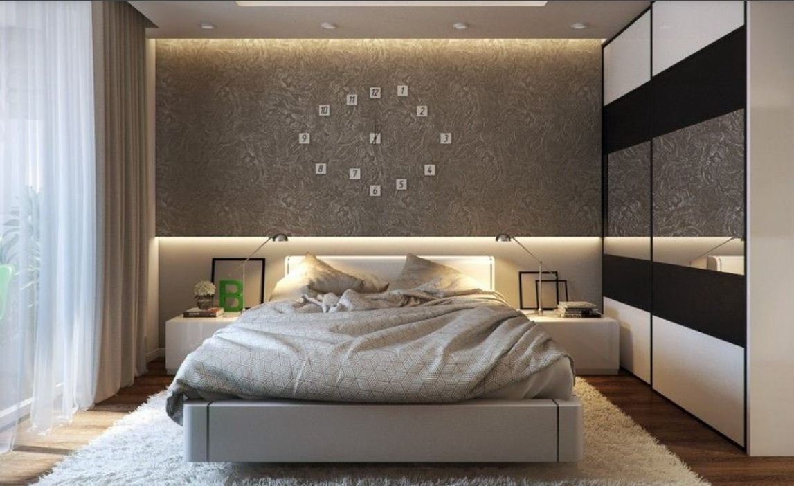 отделка спальни в современном стиле
