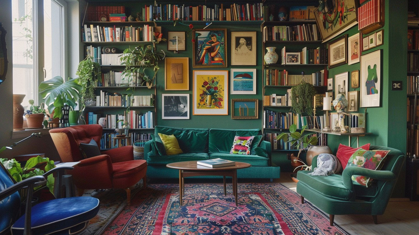 Творческий хаос в гостиной