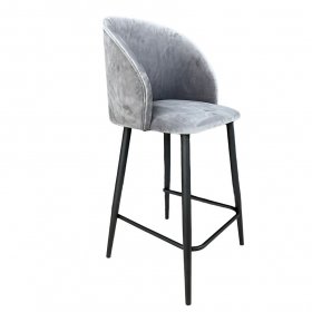 Полубарный стул Kelvin серый