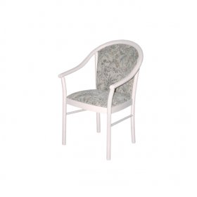 Стул-кресло Анна эмаль белая