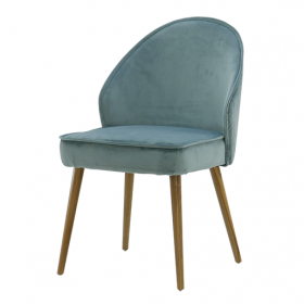 Мягкий стул Corso голубой
