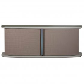 Комод Bel Air плетеная экокожа/стекло