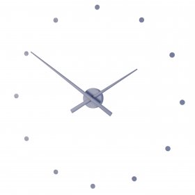 Настенные часы Oj Steel Blue (стальной)