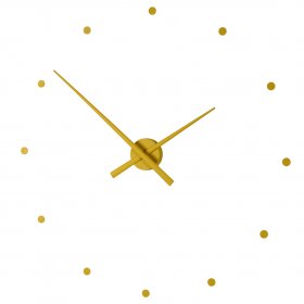 Настенные часы Oj Mustard (горчичный цвет)