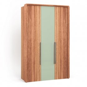 Шкаф Concept 3-х дверный орех/зеркало