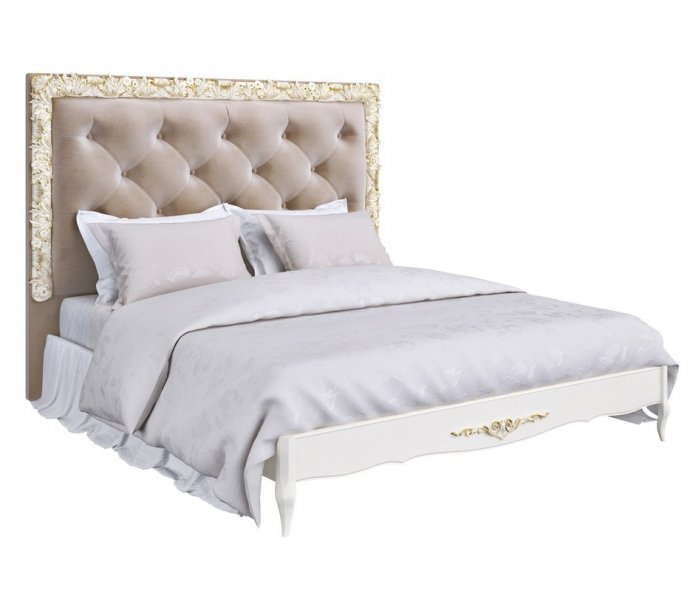 Кровать 2ая модель Romantic Gold