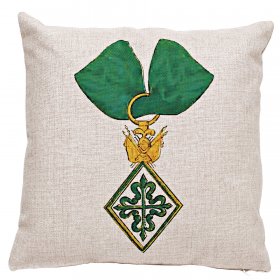 Декоративная подушка «Рыцарский орден Алька нтара, Испания»