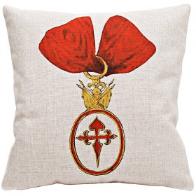 Декоративная подушка «Рыцарский орден Сантьяго, Испания»